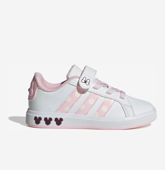 Sneakers adidas grand court minnie EL K Bianca/Rosa