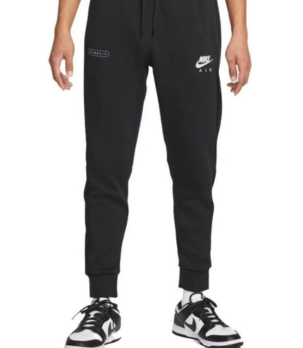 Tuta nike air felpata Nero/Bianco