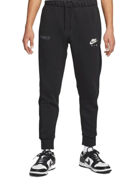 Tuta nike air felpata Nero/Bianco