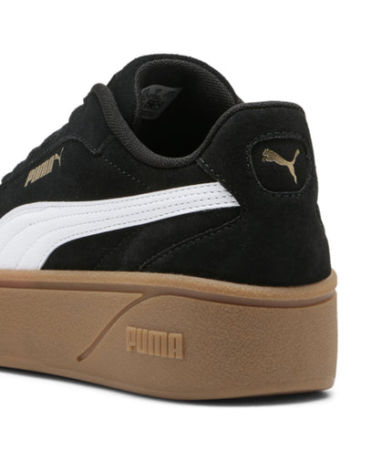 Sneakers Puma Club II donna in camoscio Nera