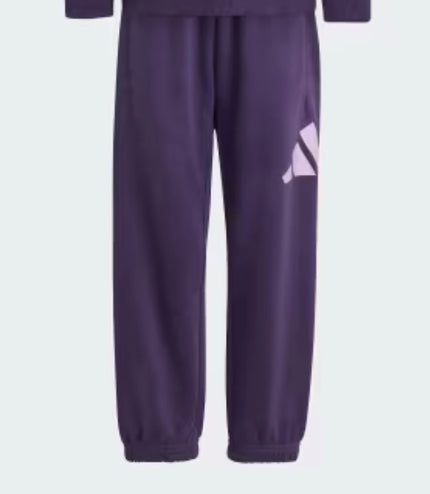 Tuta Adidas Performance bimba felpata Viola/Lilla