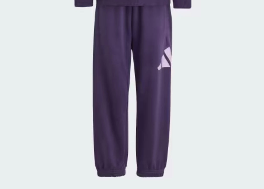 Tuta Adidas Performance bimba felpata Viola/Lilla