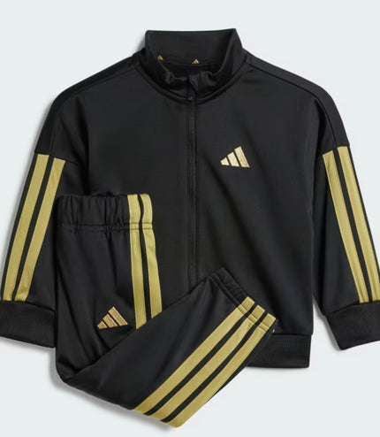 Tuta Adidas performance acetata//felpata Nera/Oro