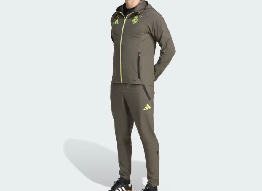 Tuta Adidas performance uomo Real Madrid tech Verde