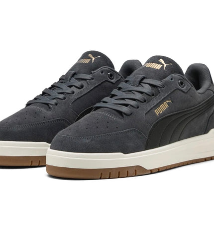 Sneakers Puma Shuffle da uomo Grigia/Nera camoscio