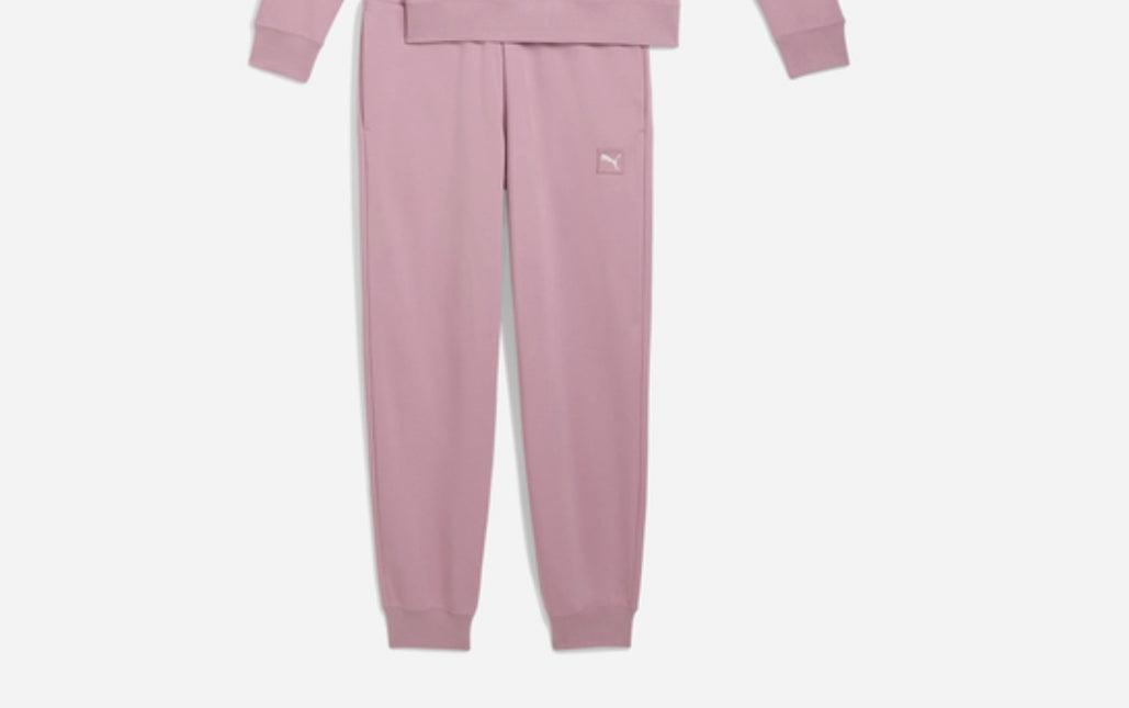 Tuta Puma felpata con cappuccio Rosa