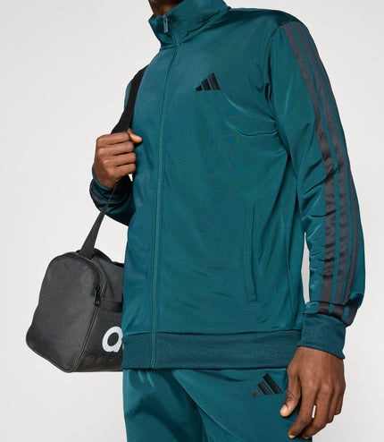 Tuta sportiva adidas basic 3 strisce Verde/Nera