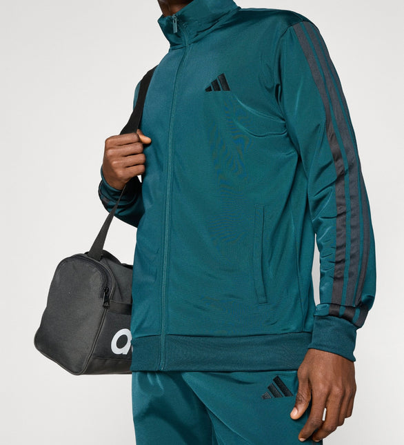 Tuta sportiva adidas basic 3 strisce Verde/Nera