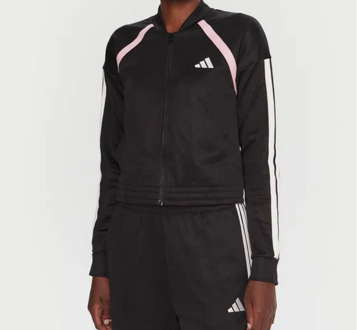 Tuta Adidas performance donna acetata Nera/Rosa