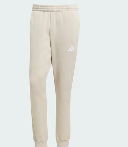 Tuta Adidas felpata con zip Beige/Bianca