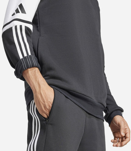 Tuta Adidas felpata con cappuccio uomo Nera