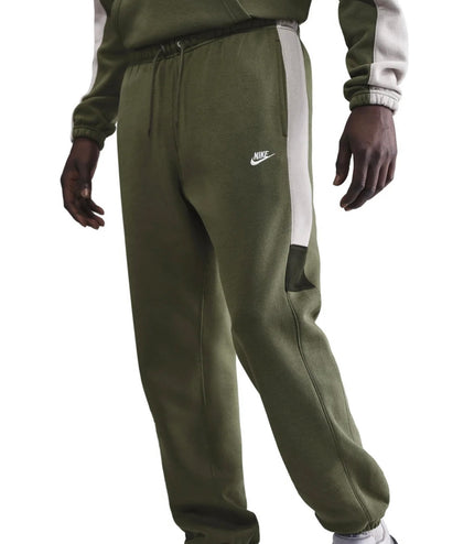 Tuta Nike uomo felpata con cappuccio Verde/Grigia