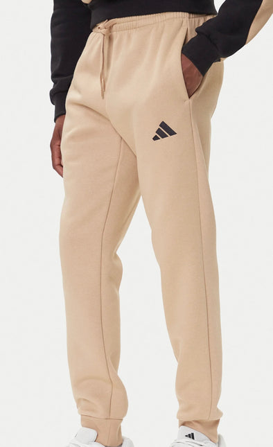 Tuta Adidas Performance uomo felpata cappuccio Beige/Nera