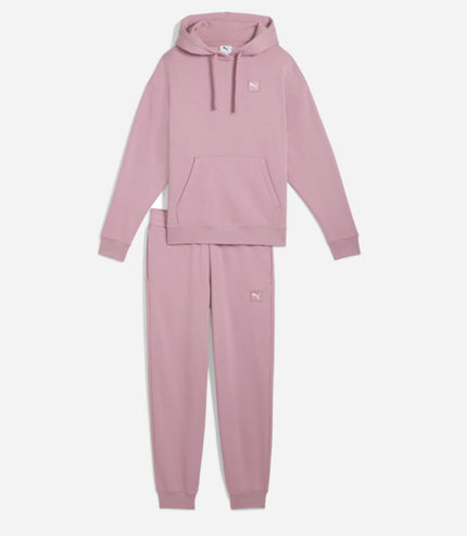 Tuta Puma felpata con cappuccio Rosa