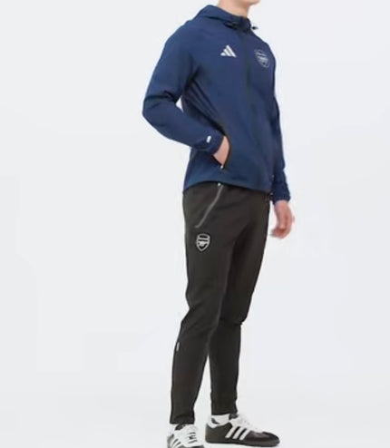 Tuta Adidas acetata tech uomo Arsenal Blù/Nero