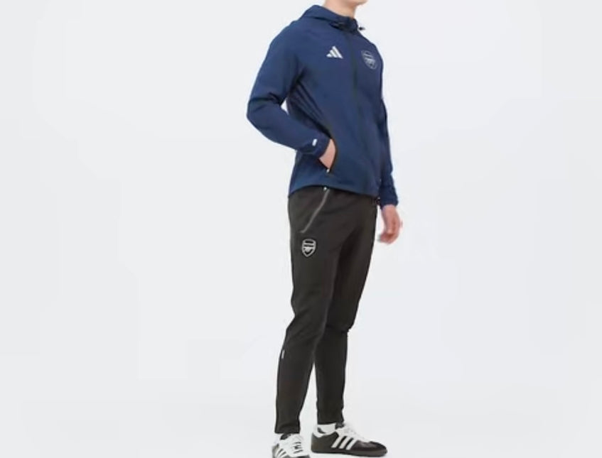 Tuta Adidas acetata tech uomo Arsenal Blù/Nero