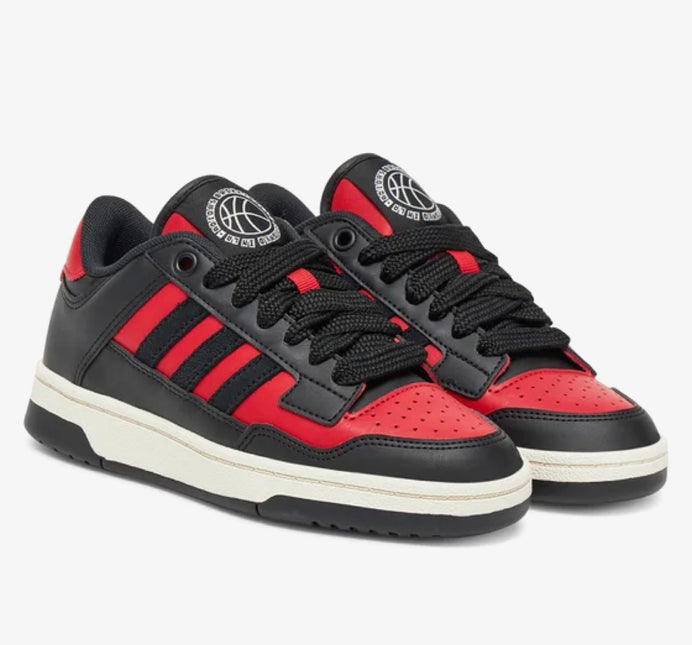 Sneakers Adidas rapid court low j Nera/Rossa