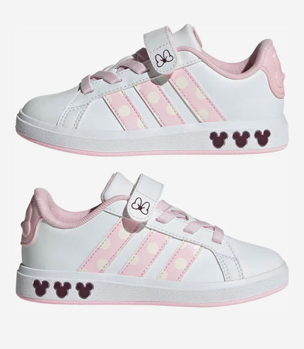 Sneakers adidas grand court minnie EL K Bianca/Rosa
