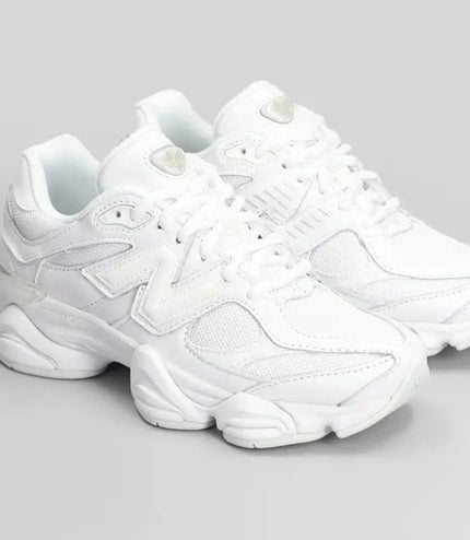 Sneakers New Balance 9060 in pelle donna Bianca
