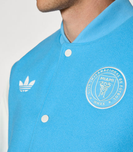 Giacca college Adidas Original Inter Miami Celeste/Rosa