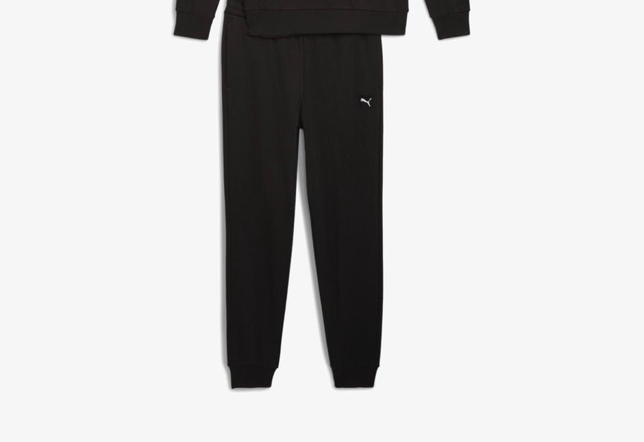 Tuta Puma donna felpata con cappuccio Nera