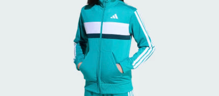 Tuta Adidas Performance bimbo acetata Verde/Bianca