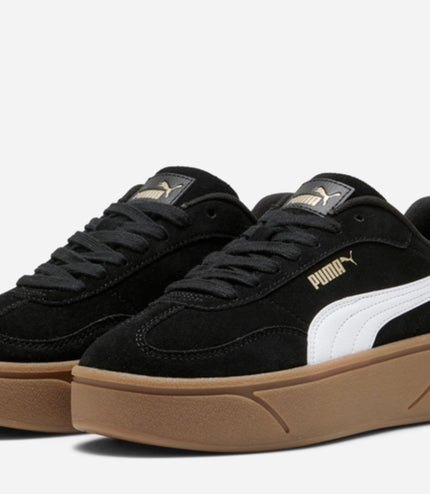 Sneakers Puma Club II donna in camoscio Nera