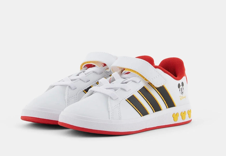 Sneakers adidas grand court mickey EL K Bianca/Rossa