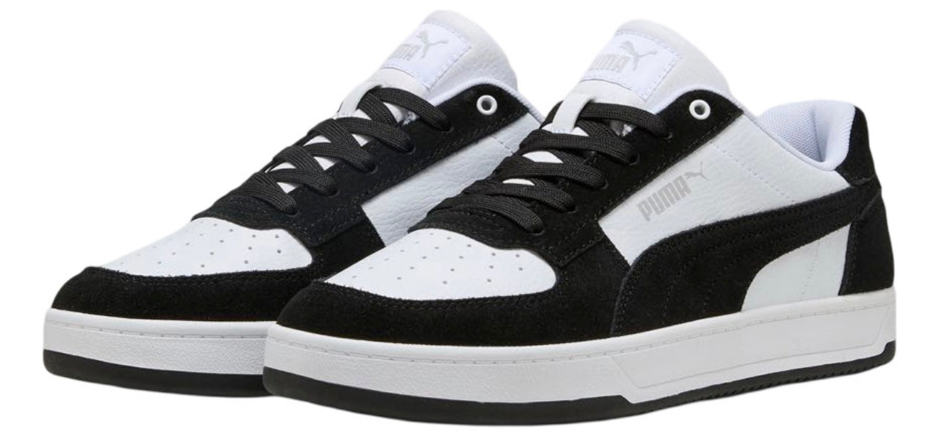 Sneakers Puma Caven 2.0 mono Bianca/Nera camoscio