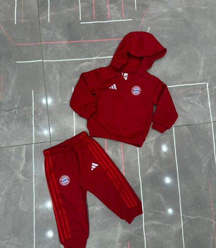 Tuta Adidas felpata Bayern Monaco Rossa