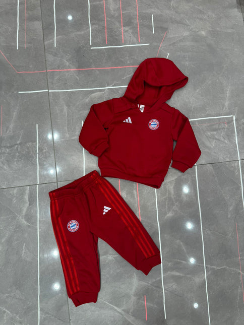 Tuta Adidas felpata Bayern Monaco Rossa