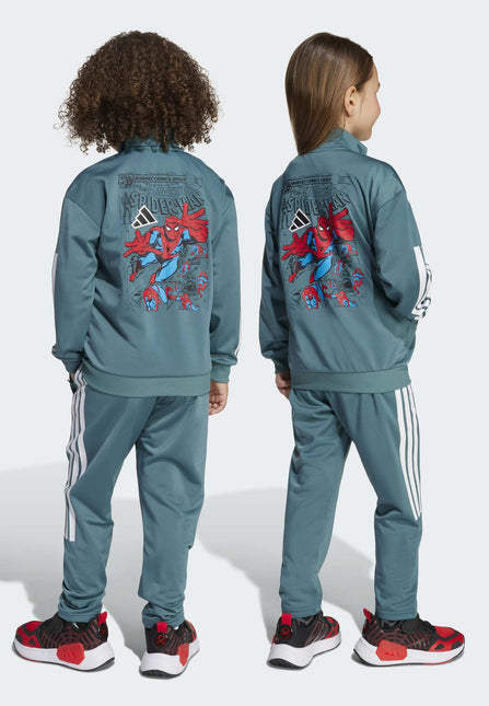 Tuta bambino Adidas Performance Marvel Verde