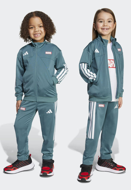 Tuta bambino Adidas Performance Marvel Verde